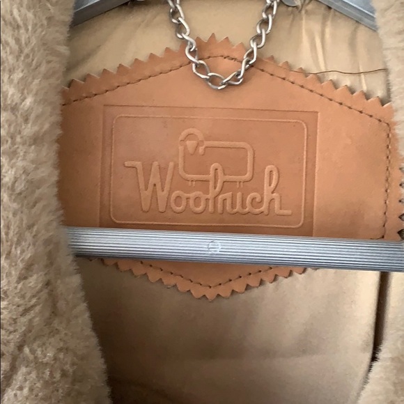 Vintage Woolrich Lined Winter Coat Tan Size 46